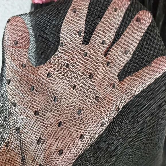 Dress The Population Women's Kady Dress Sz XS Merlot Sequins Tiered Tulle - Picture 6 of 13